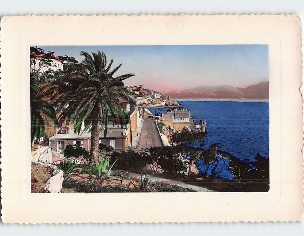 Postcard Promenade de la Corniche in Marseille France