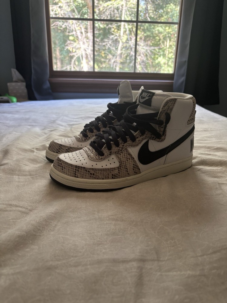 Nike Terminator High Men's Sneakers Cocoa Snake Pattern Size 9.5