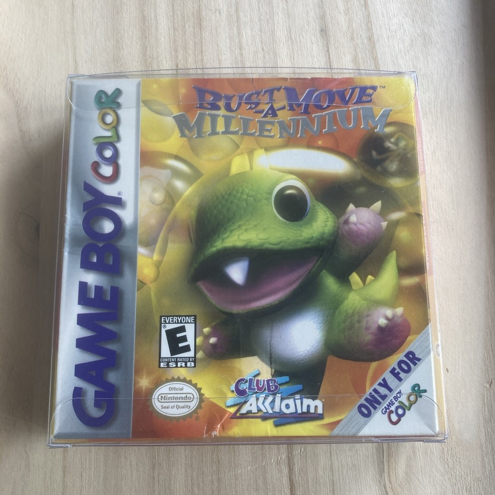 Nintendo GameBoy Color game - Bust-A-Move Millenium Cart Only With Protector