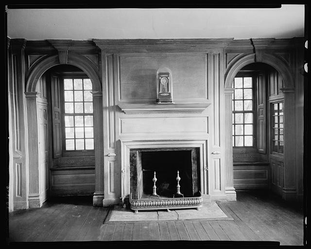Toddsbury Nuttal Vic Gloucester County Virginia 1935 Interior Fireplace Room