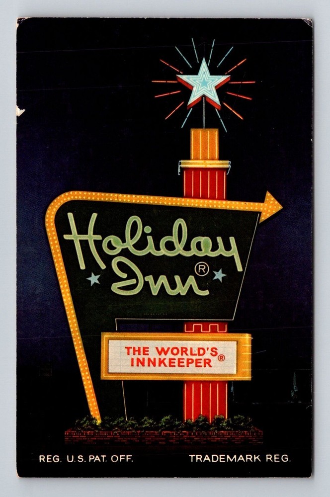 Grove City OH-Ohio, Holiday Inn, Advertising, Antique Vintage Souvenir Postcard