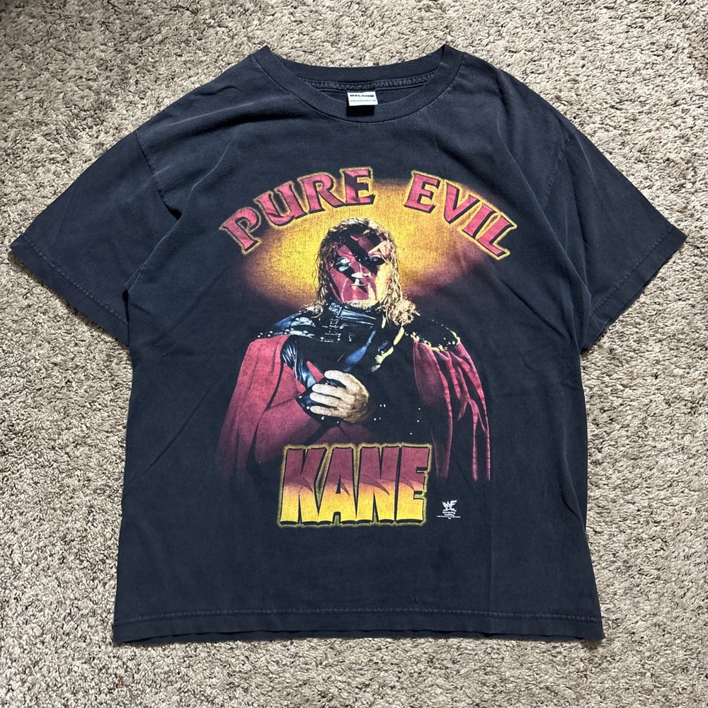 Vintage WWF Kane T Shirt Large 