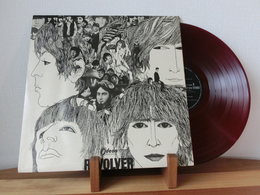 The Beatles Revolver Red Vinyl Japan OP-7600 Odeon Stereo EX Play Tested