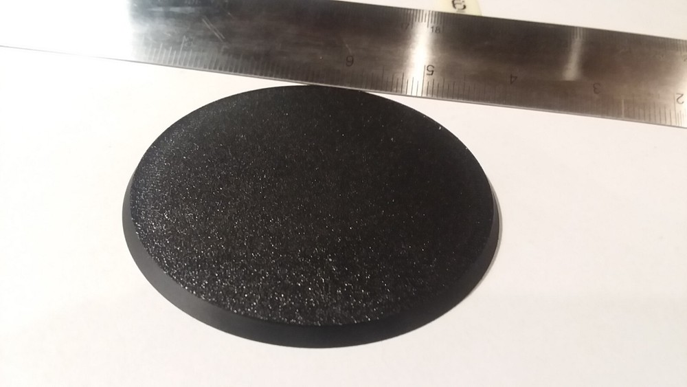 90mm Round Base For Warhammer 40k & AoS Bitz Heavy Gear - 1 Base