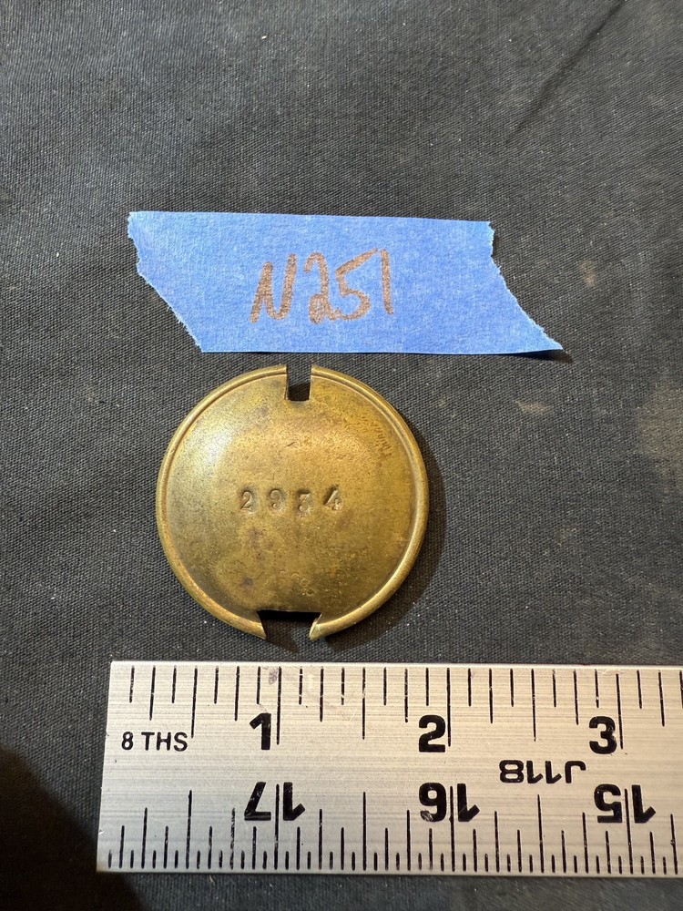 (N251) Antique French Mantle Clock Pendulum Bob 65 Grams