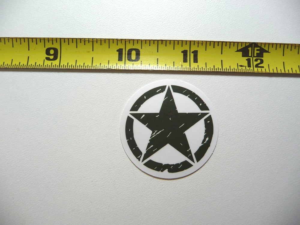 US Star Circle Decal Sticker for Job Occupation Profession
