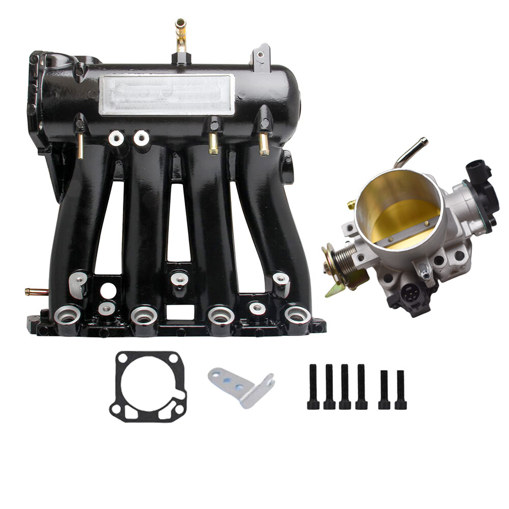 70mm Throttle Body & Intake Manifold for Honda Civic CRX Del Sol D15 D16 D Series