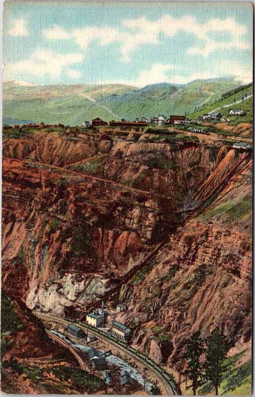 Postcard AERIAL VIEW SCENE Breckenridge Colorado CO m/09 AO5392
