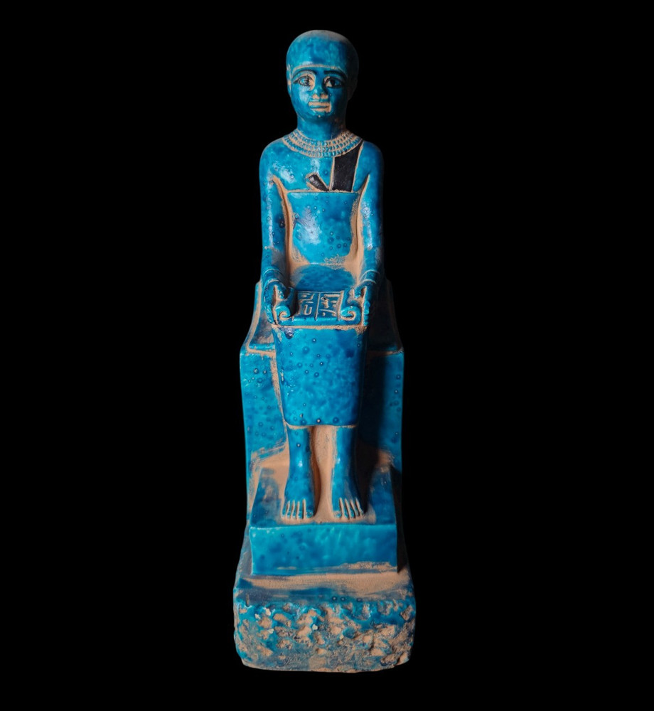 Museum Imhotep Statue - Ancient Egyptian Engineer Imhotep