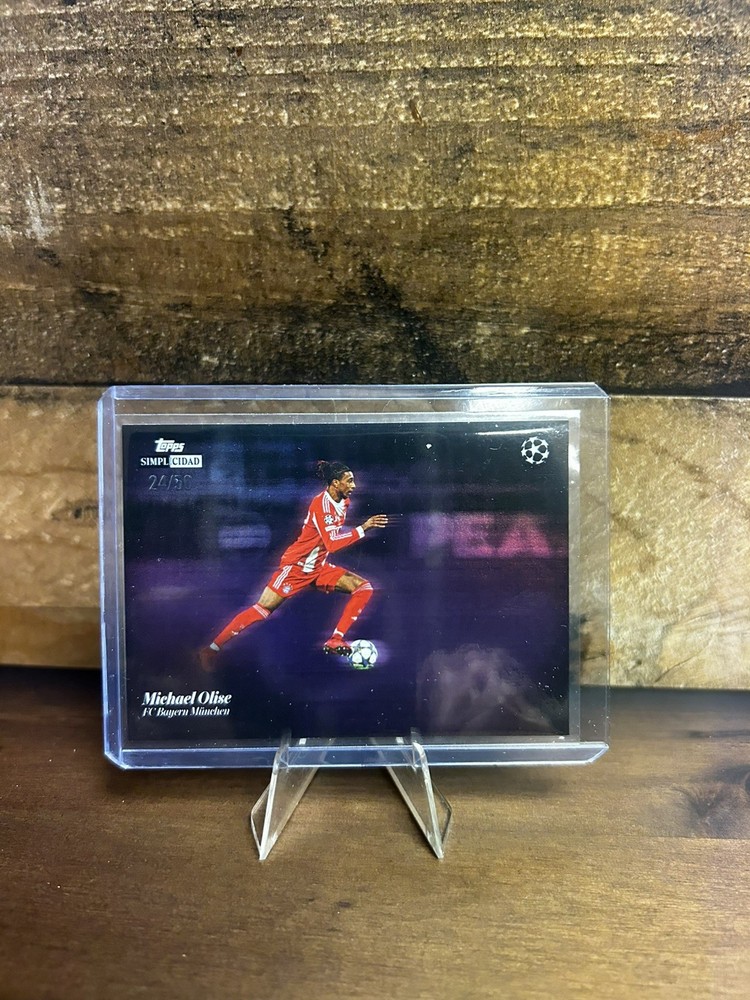 2026 Topps Simplicidad Michael Olise /50 Velocidad Bayern Munich