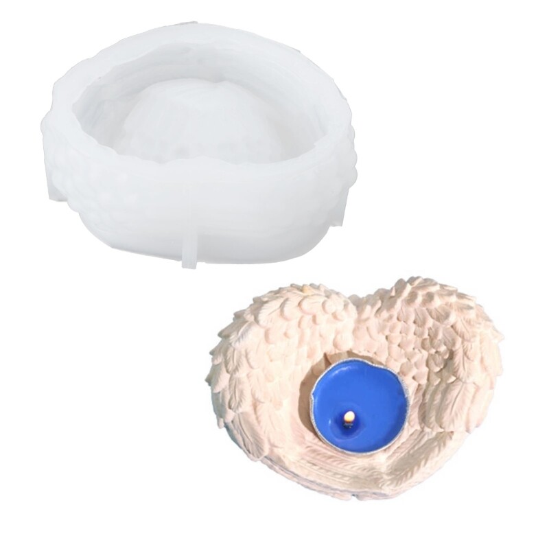 Resin Mold for Wing Shaped Candlestick DIY Resin Casting for Handmade Soap