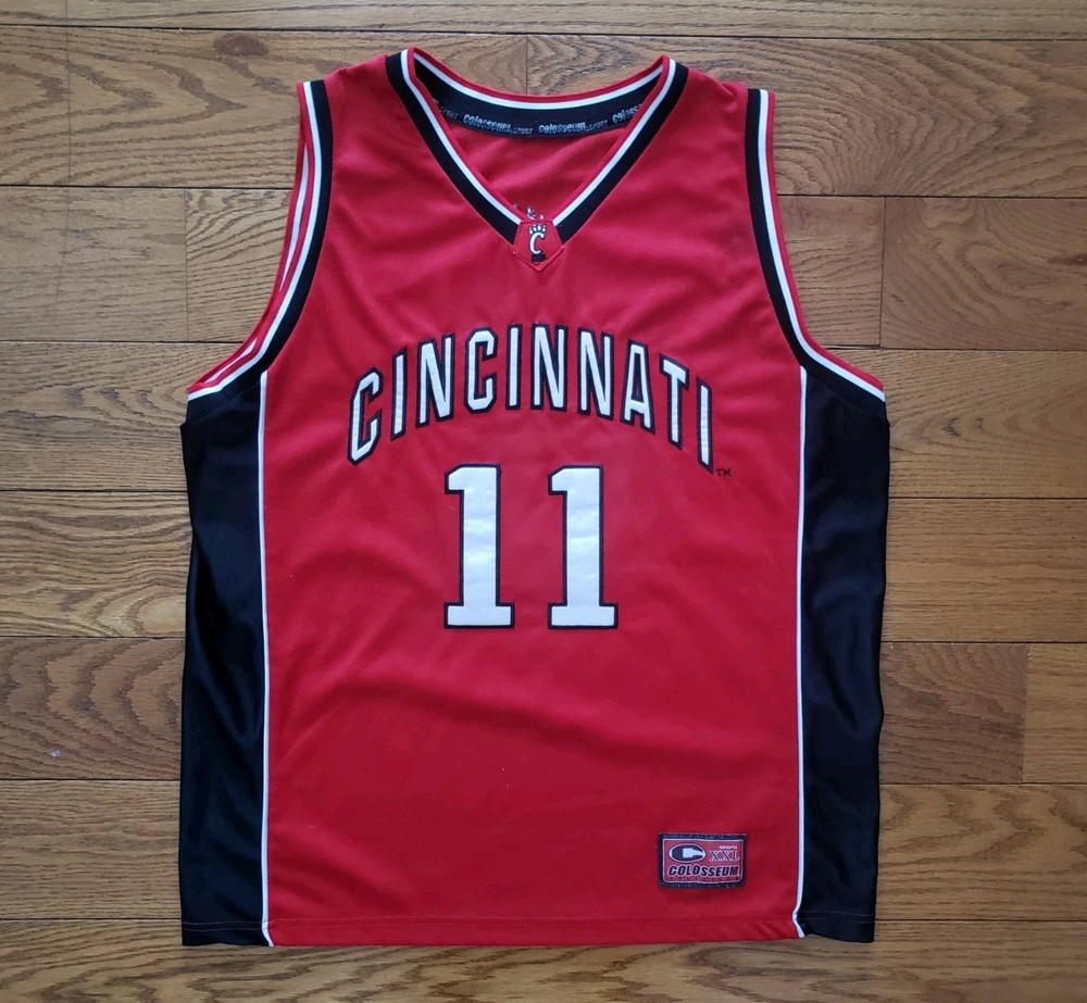 Vintage Cincinnati Bearcats Stiched Basketball Jersey #11 Mens Large 90s Y2K