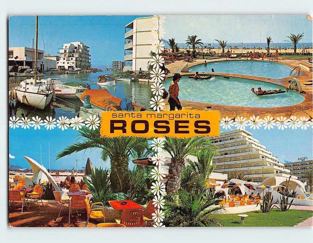 Postcard Scenes & Views Roses Costa Brava Spain