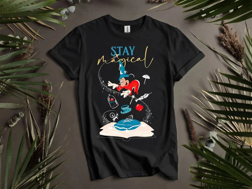 Disney Sorcerer Mickey T-shirt Men Women Unisex