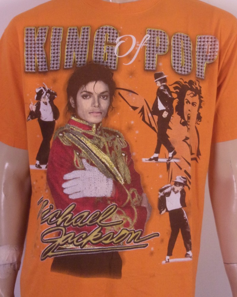 vintage 00s Y2K Michael Jackson King of Pop Rap Tee T-Shirt AOP 2009 sz 2XL
