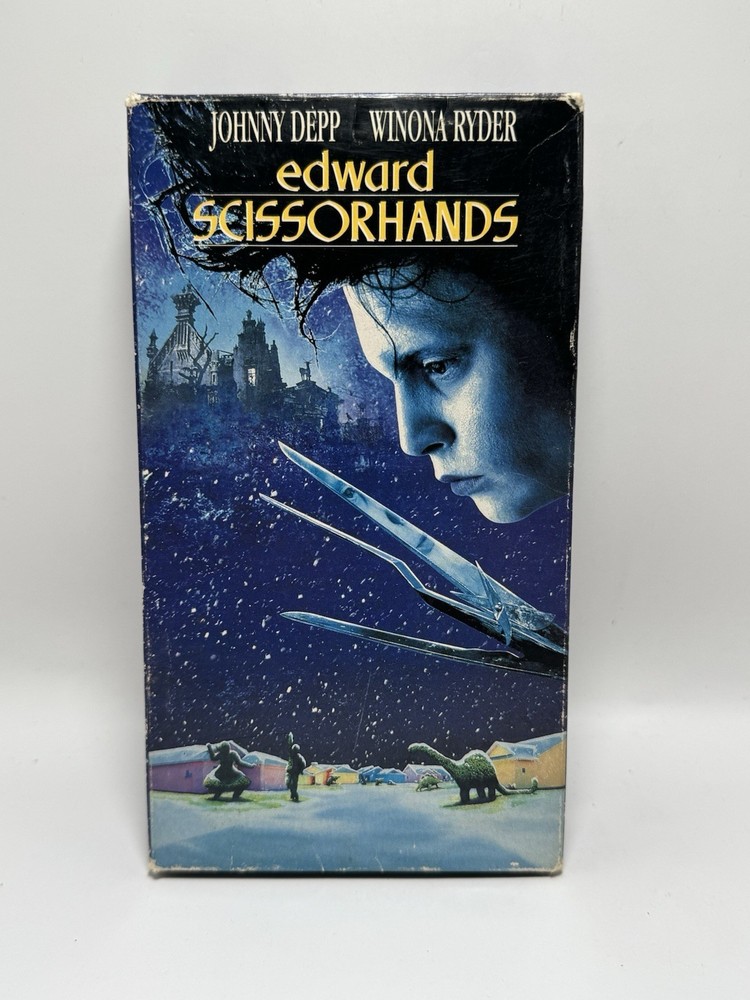Edward Scissorhands (VHS, 1991) Johnny Depp Winona Ryder