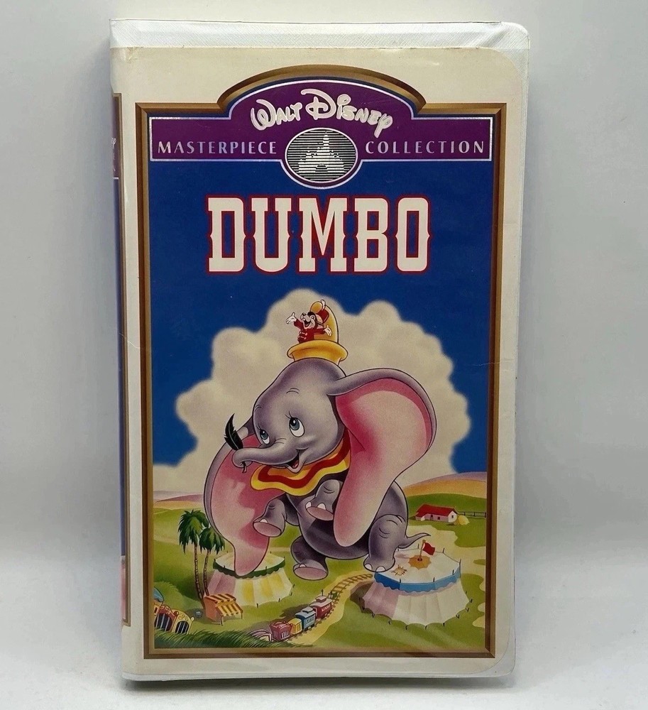 Dumbo VHS Disney Video Tape Masterpiece Collection Vintage Clamshell Nearly New!