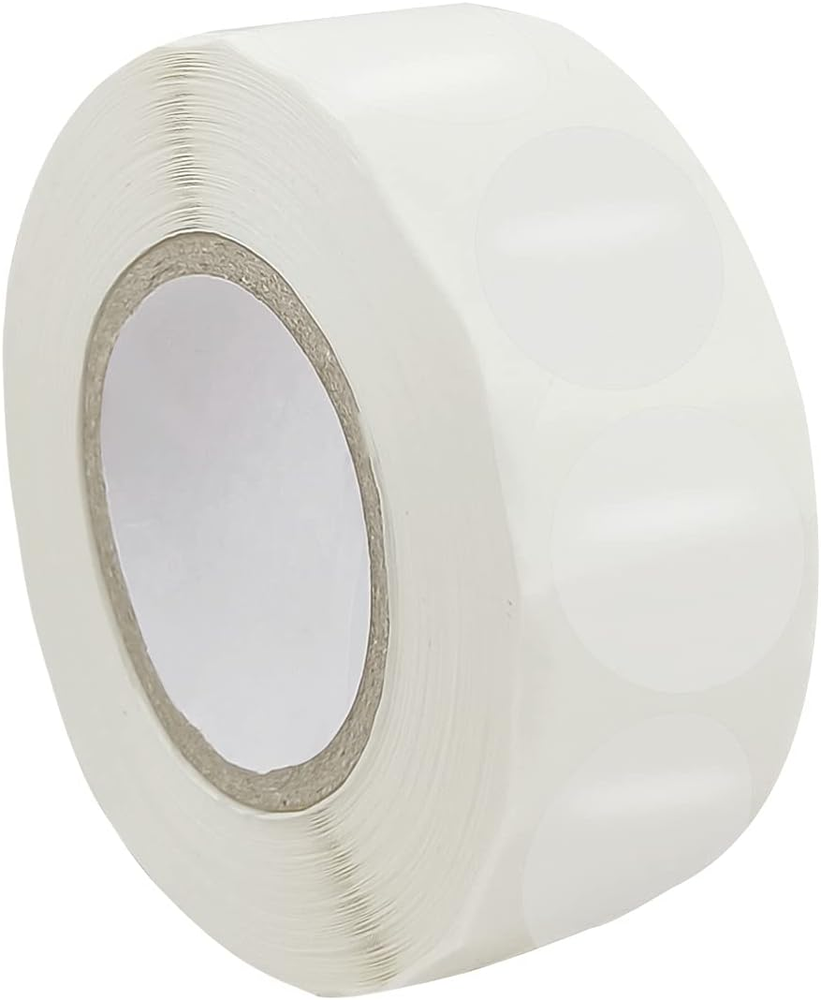 1000 Pcs per Roll Clear Package Seals Stickers Envelope Seals for Mailing round
