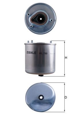 KL 780 Knecht fuel filter for Ford, Mazda, Volvo