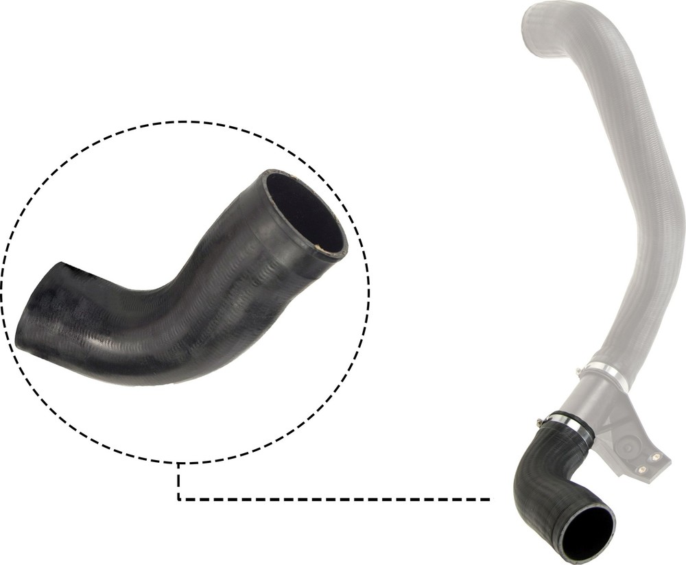 09-0825 Gates Intercooler Hose for Mercedes Benz