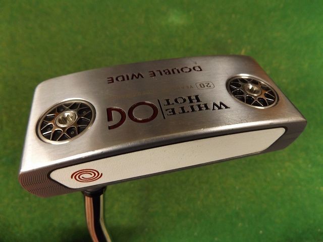 Odyssey 34 White Hot OG Double Wide Stroke Lab Putter with Cover