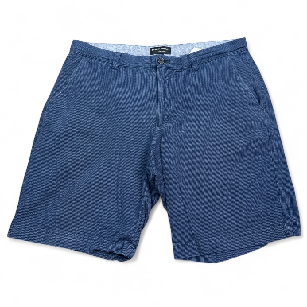 Banana Republic Emerson Chino Shorts Mens Size 35 Blue 10