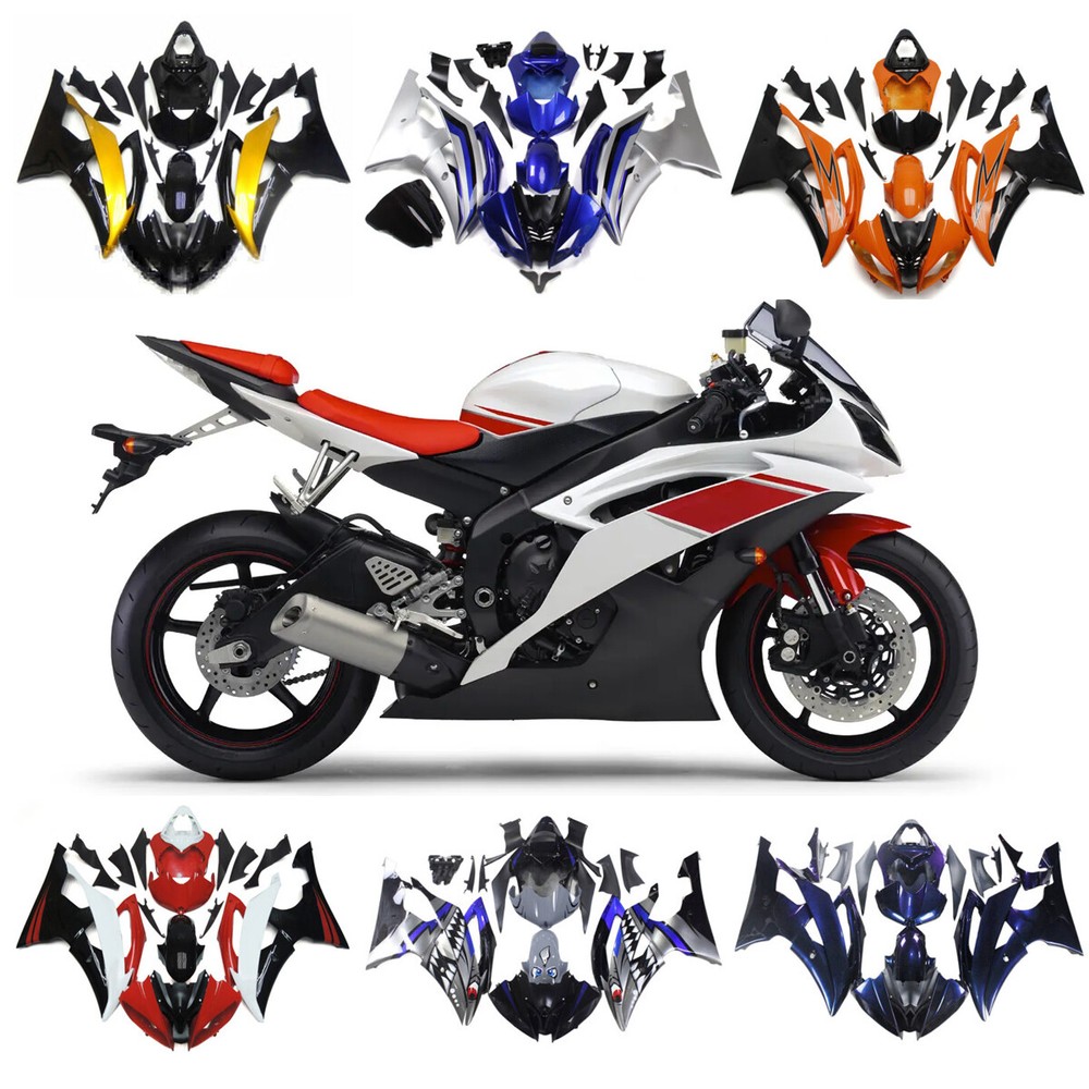 ABS Bodywork For 09 10 11 12 13 14 15 2016 Yamaha YZF R6 2008 Fairings Bodykit