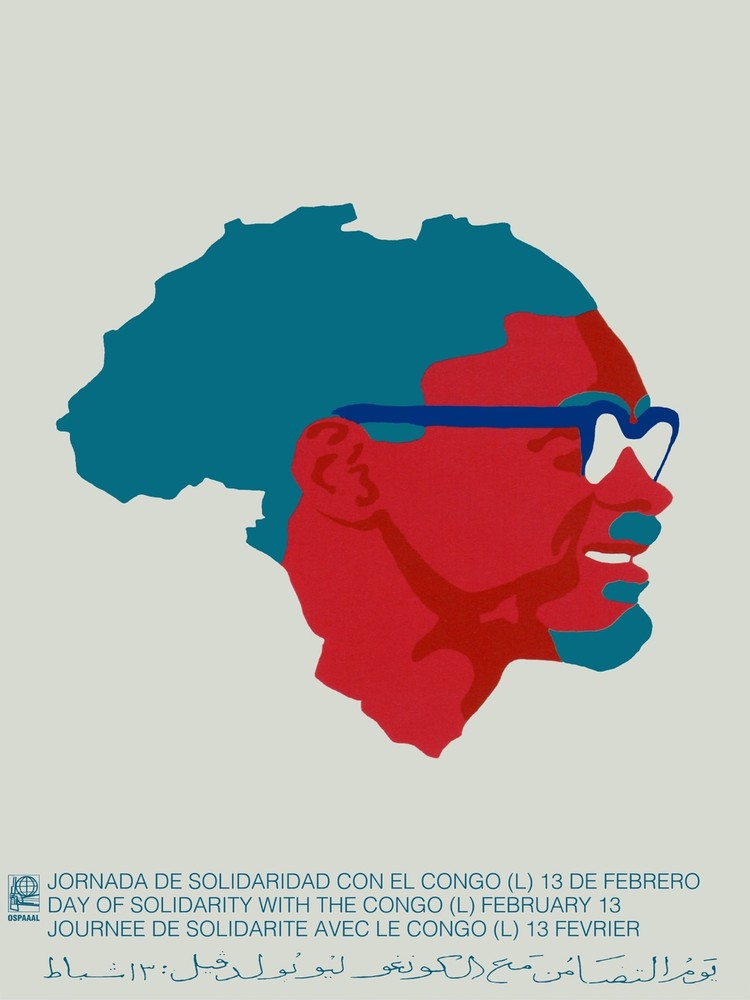 4524.OSPAAAL.Congo president.african continent.POSTER.decor Home Office art