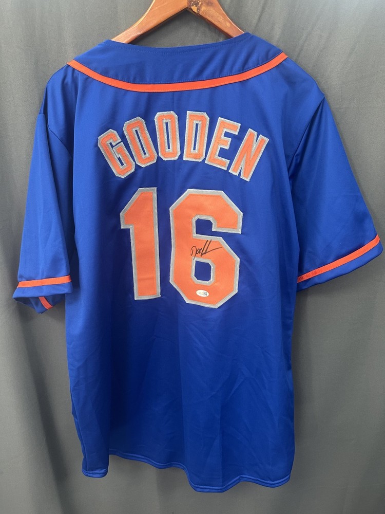 Dwight Doc Gooden Signed New York Mets Baseball Jersey AUTO JSA Sz XLPROBSTEIN is actively accepting consignments !!