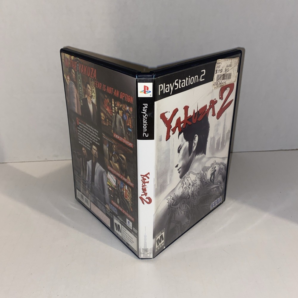 Yakuza 2 Sony PlayStation 2, 2008, Case artwork Only!