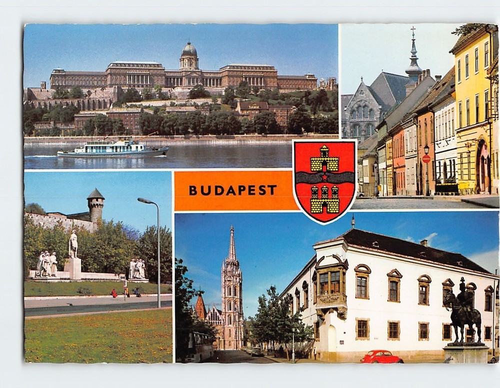 Postcard Budapest Hungary