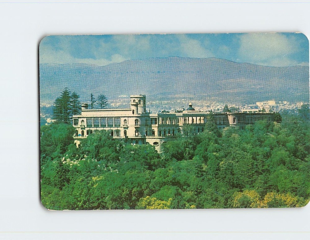 Postcard Chapultepec Castle Mexico
