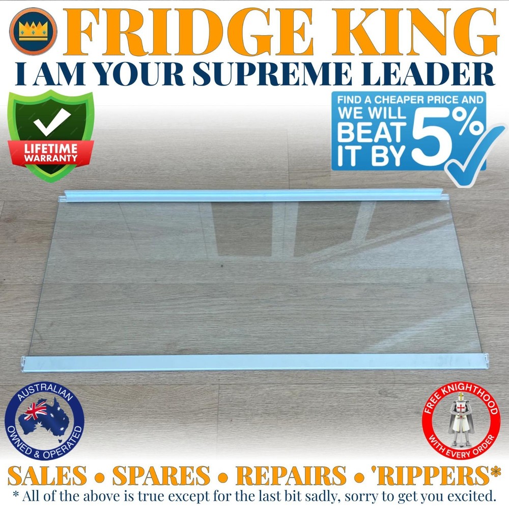 836751 836751P Fisher & Paykel fridge glass shelf assembly assy FITS ALL 79cm