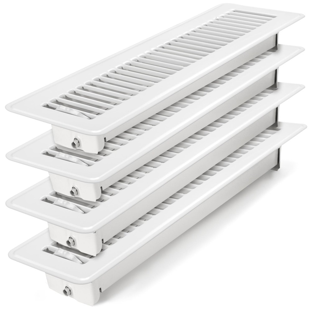 Floor Register 2x14 - Heavy Duty Walkable Vent Covers for Home Floor and Side...