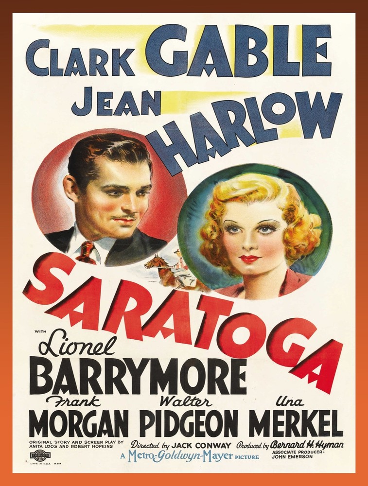 8340.Decoration Poster.Home Room wall design art print.Saratoga film.Jean Harlow