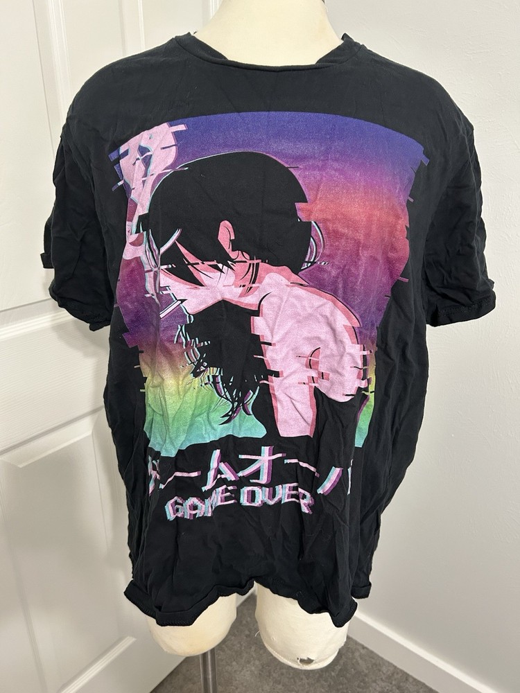 Graphic Anime T-shirt Design Size Large Men's A65