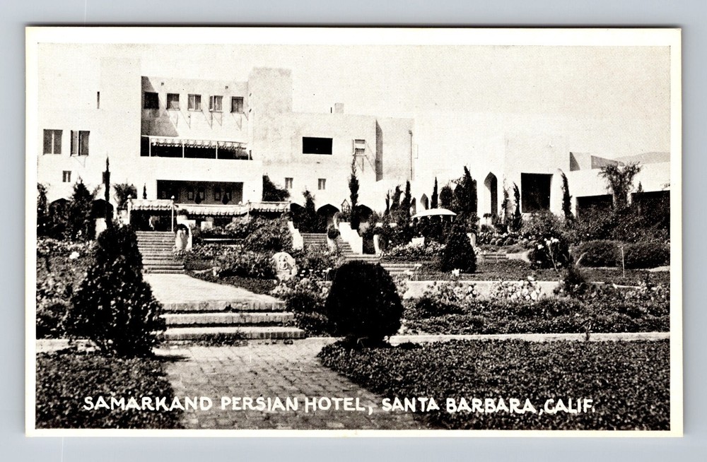 Santa Barbara CA-California Samarkand Persian Hotel Standard Vintage Postcard PQ