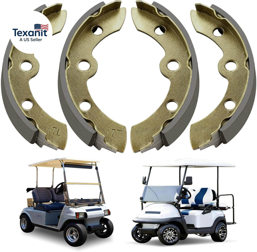 Club Car Brake Shoes for Club Car DS 1995-Up, Precedent 2004-Up 1018232-01 Golf