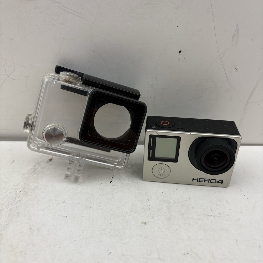 (Read Description) GoPro HERO4 Silver Action Camera With Battery And Case