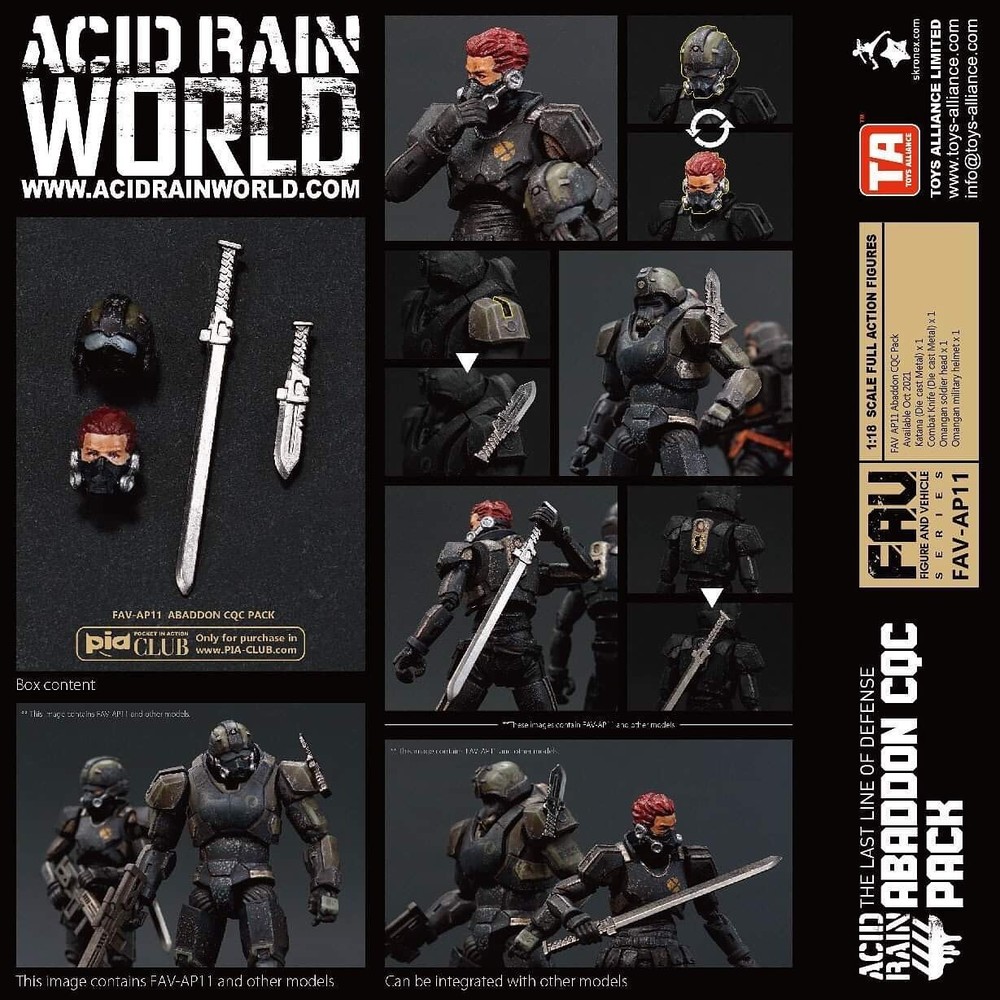 Acid Rain World FAV-AP11 Abaddon CQC Pack - 1/18 3.75