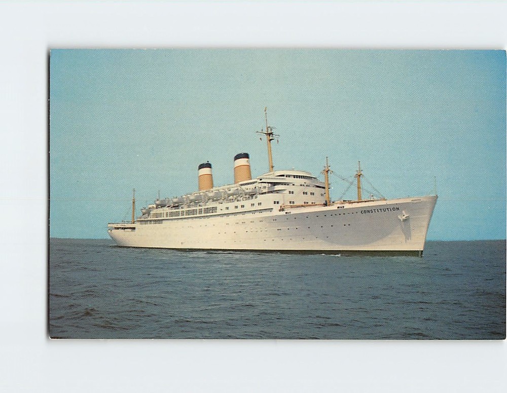 Postcard SS Constitution American Export Isbrandtsen Lines