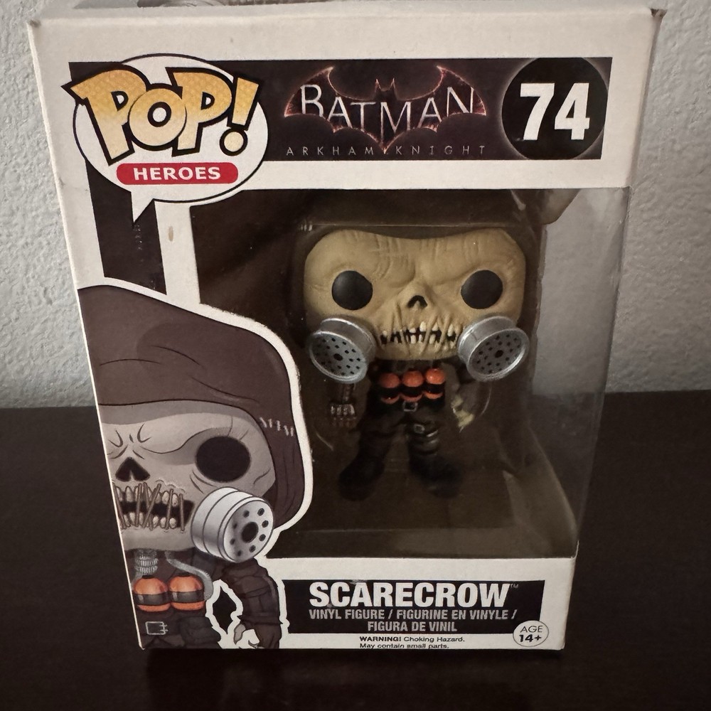 Funko Pop Batman Arkham Knight Scarecrow #74 Vinyl Figure DC Comics Collectible