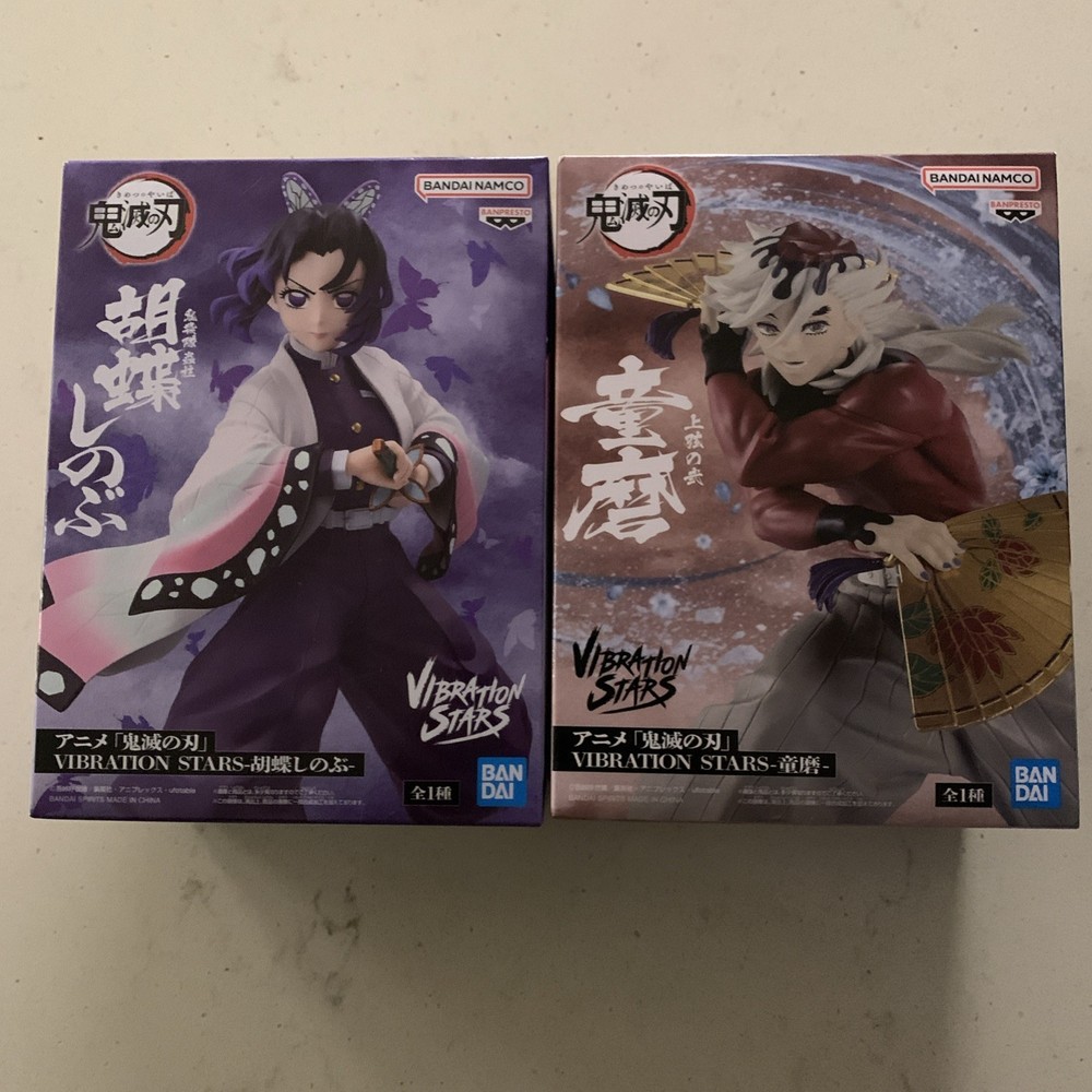 Demon Slayer Kimetsu no Yaiba Douma & Shinobu Kocho Vibration Stars Figure Set