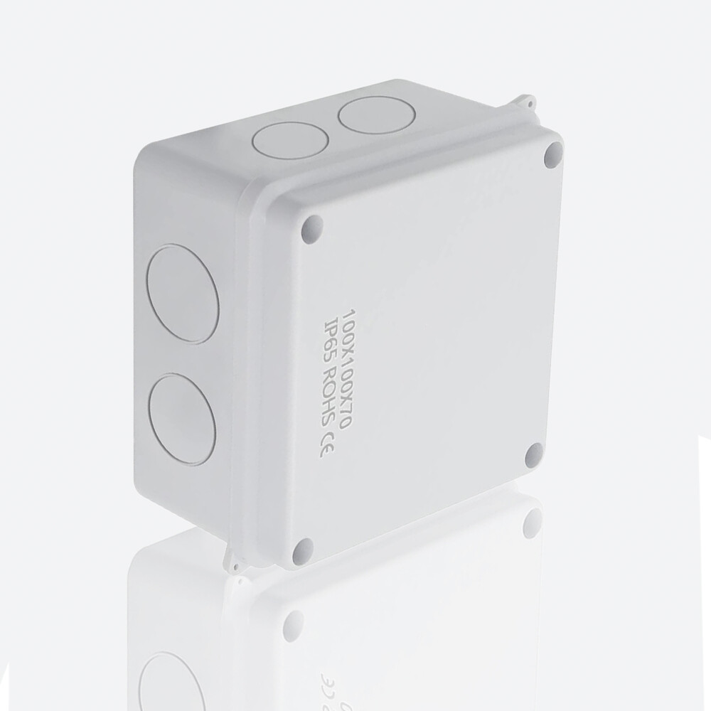 Plastic Electrical Box Reversed Holes Waterproof ABS Project Enclosure Case DIY-image