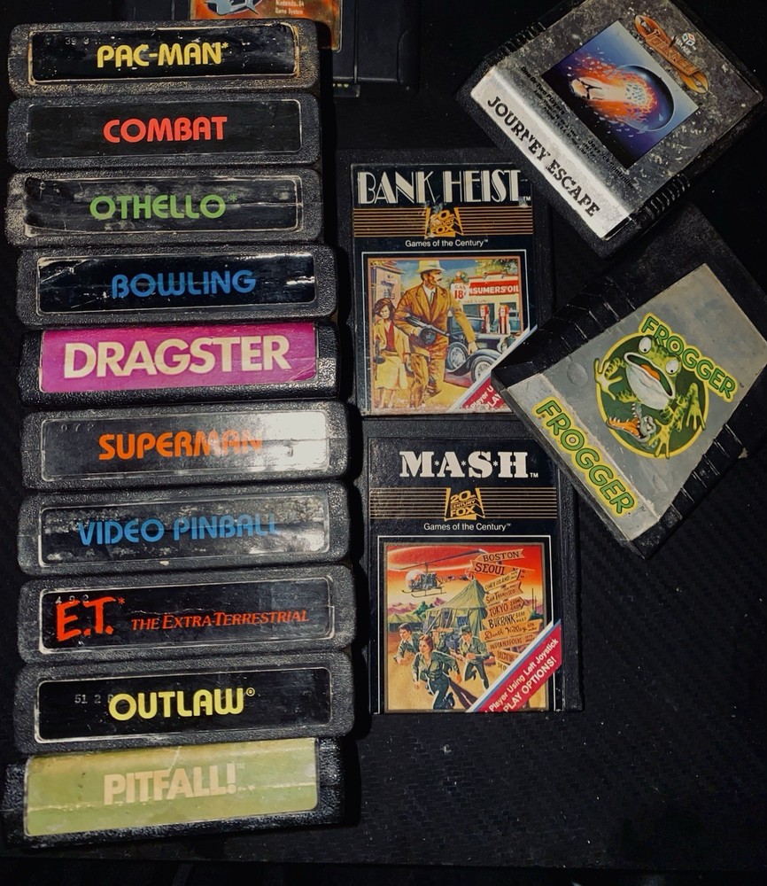 Atari Activision 20th Century Fox Pac-Man Combat Othello Atari 2600 Arcade Lot
