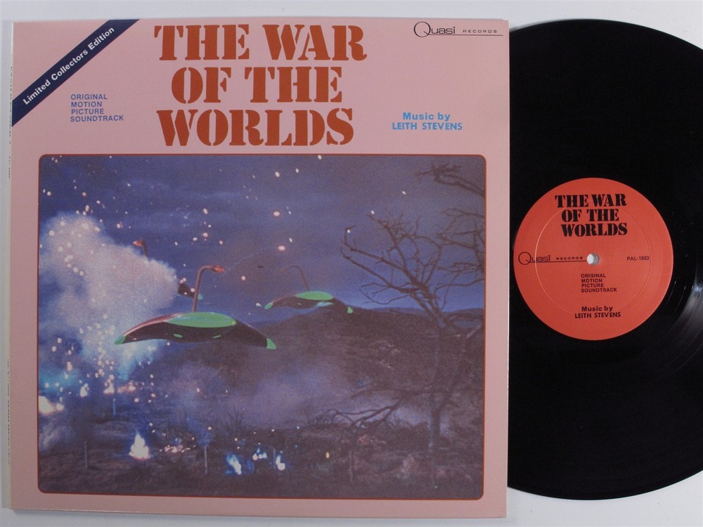 WAR OF THE WORLDS/WHEN WORLDS COLLIDE OST Leith Stevens QUASI LP VG+ c