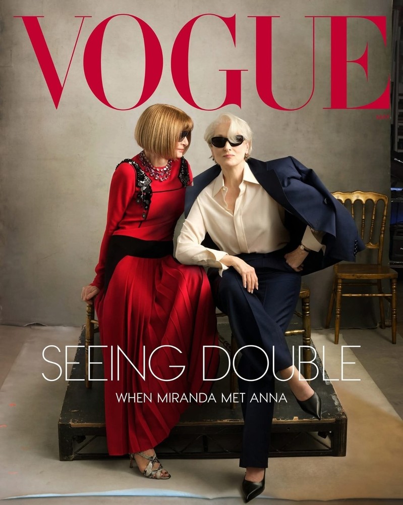 Meryl Streep And Anna Wintour, Vogue Magazine  2026 When Miranda Met Anna Poster