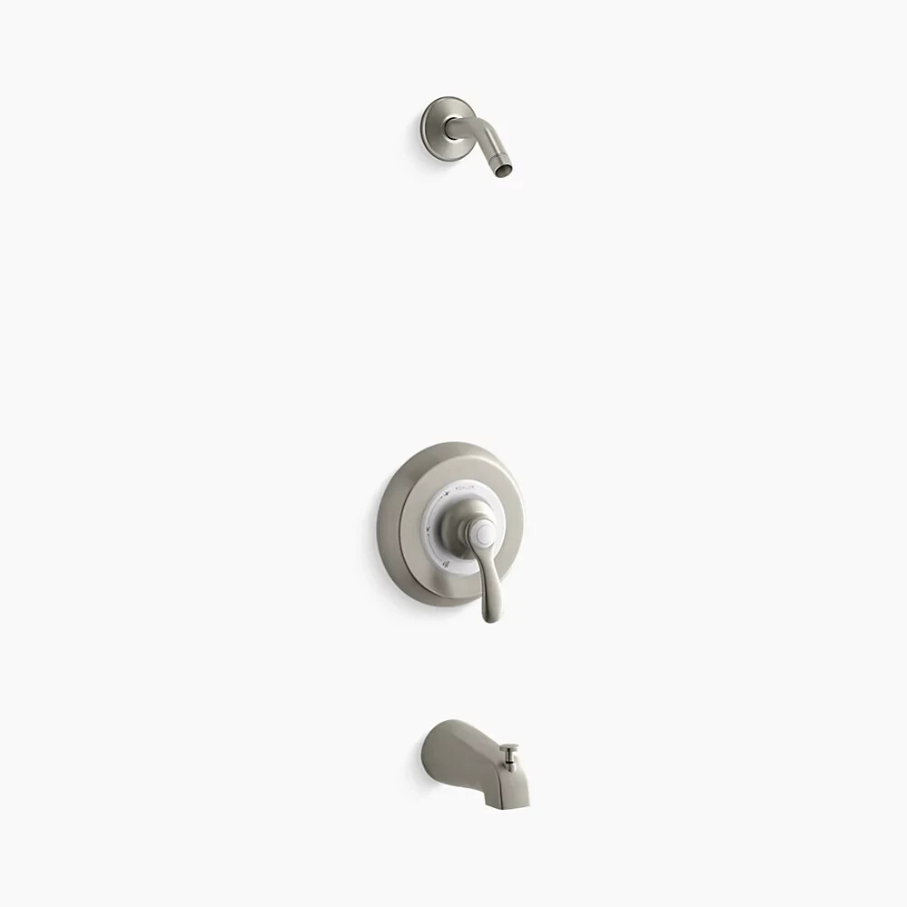 Kohler K-TLS12007-4-BN Fairfax Rite-Temp bath and shower trim kit Brushed Nickel
