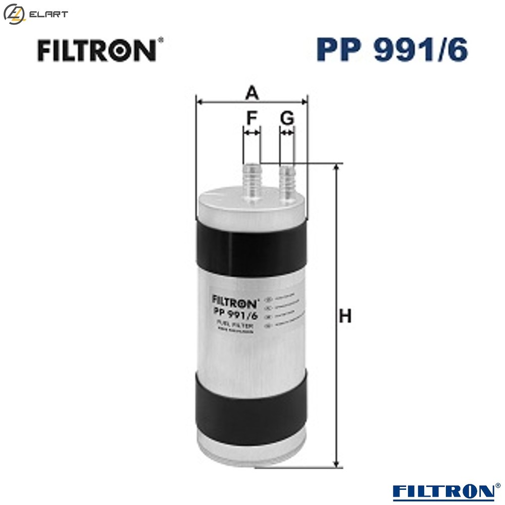 FUEL FILTER PP 991/6 FOR AUDI A6/Allroad/C8 A7/Sportback A8/D5 PORSCHE 3.0L 8cyl