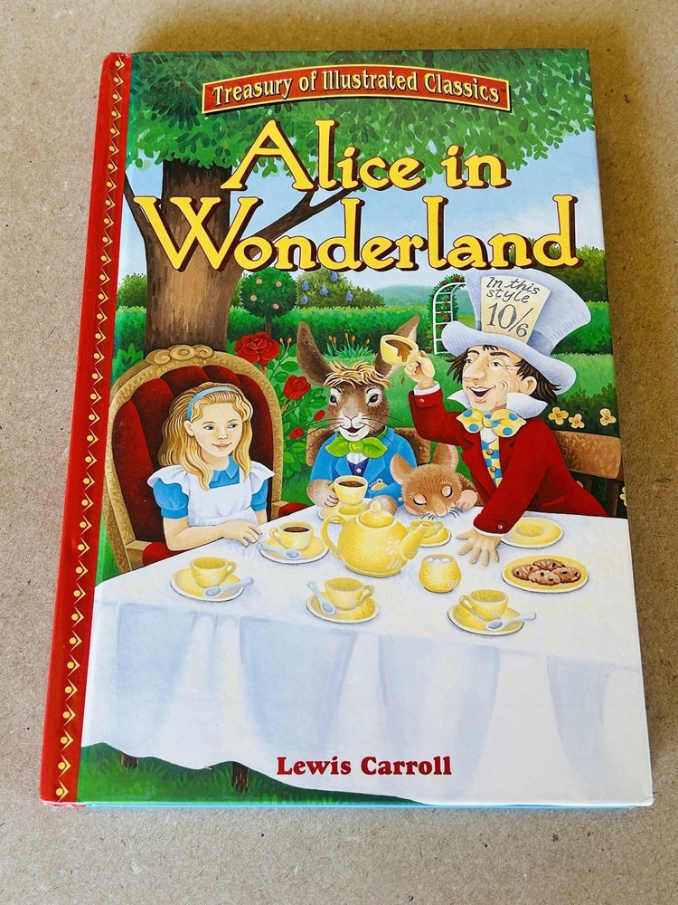 (3)Lewis Carroll Jack London Treasury of Illustrated Classics 3 Children's Books